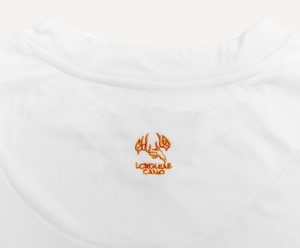 Performance White T Shirt /LS - Longleaf Camo - Logo
